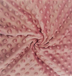  Minky textil - 340 gr/m2 - 160 cm széles / - Világos mályvarózsa