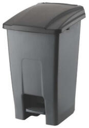 PLANET Szemetes kuka pedálos műanyag 50 literes antracit/fekete UP227-216 - suplix