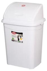 PLANET Szemetes kuka billenő fedéllel műanyag 4 literes fehér UP113