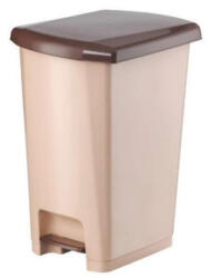 PLANET Szemetes kuka pedálos műanyag 60 literes barna UP403-210 - suplix