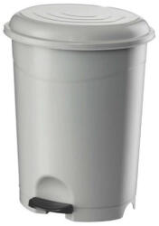 PLANET Szemetes kuka pedálos műanyag 50 literes fehér UP130-001