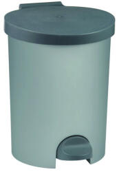 Keter Szemeteskuka pedálos műanyag 15 literes kivehető tartállyal Curver ezüst/fekete (51572)