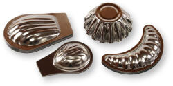 Cserni Gépműhely 4 részes hagyományos sütőforma készlet (dió, kosárka, kifli, kagyló)