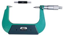 INSIZE Micrometru mecanic cu varfuri ascutite 30 INSIZE 75-100 mm, rezolutie 0, 01 mm, tip A (3230-100A)