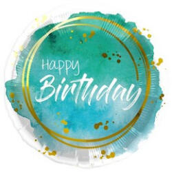 Folat Szülinapi lufi 18" 45cm Happy Birthday, Lajhár (LUFI727828)