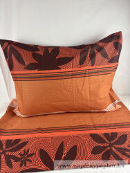  Narancsos virágos mintás ágyneműhuzat garnitúra (3 részes, 200-as, ) (492_023)