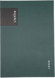 KARTON P+P Jegyzetfüzet, notesz A/4, keményfedeles, 96 lapos, vonalas, VERDE, mélyzöld (KPP-7-130) - mesescuccok