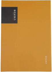 KARTON P+P Jegyzetfüzet, notesz A/4, keményfedeles, 96 lapos, vonalas, VERDE, mustársárga (KPP-7-131) - officetrade