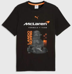 PUMA Mclaren Honda férfi póló Lando Norris black F1 Team 2026 - S (121501)