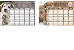 T-Creativ Órarend T-Creativ nagy Dogs 16, 5x23, 5 cm 2022 25 db/csomag (N13037TDO)