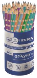 LYRA Grafitceruza HB háromszög pasztel színű test Lyra Groove Slim vékony (1763961)