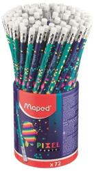 Maped Grafitceruza HB radírral háromszögletű MAPED Pixel Party (851818)