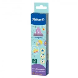 Pelikan Írástanuló grafitceruza B-s vastagság háromszög test 1 db kék Pelikán (00807401)