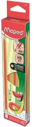Maped Grafitceruza írástanuláshoz radírral HB háromszögletű MAPED Kidy Learn 12 db (853601)