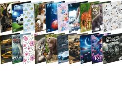 T-Creativ 16-32 második osztályos vonalas füzet A/5 T-Creativ vegyes mintákkal (A16011016)