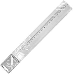 WEBER'S Vonalzó 30 cm átlátszó műanyag egyesével csomagolt Weber's (39RU30B)