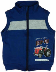 Asti Belül bolyhos kisfiú mellény traktor mintával (26223047110)