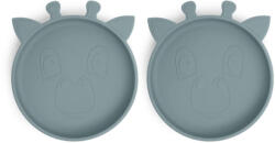 NUUROO szilikon lapostányér 2db- Zöld (NU117_Z)