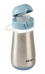 BÉABA Rozsdamentes Acél Palack + Fogantyú - 350 ml - Viharkék - (913521)