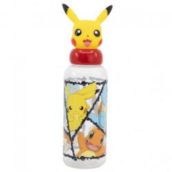 Stor 3D MŰANYAG PALACK 560 ML Pokémon Pikachu (EVI10127)