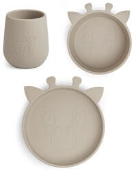 Nuuroo 3 db-os étkészlet-Krém zsiráf (NU124_c)