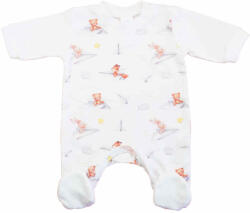 Asti Vékony, pamut rugdalózó Macis mintával - kiskincsek