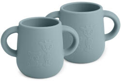 nuuroo Abiola szilikon ivópohár - 2 db-os szett - Lead (NU113L)