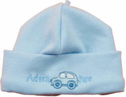 Asti Autó mintás, fülvédős, megkötős baba sapka (00752905074)