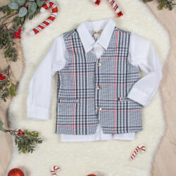 Asti Kockás kisfiú alkalmi mellény (25437903122)