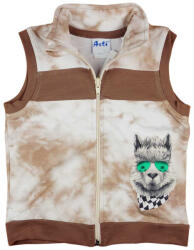 Asti Pamut gyerekmellény batikolt anyagból láma mintával (23917901098)