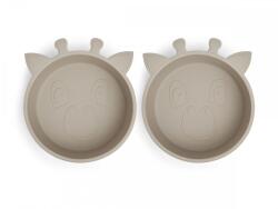 NUUROO szilikon mélytányér 2db- krém (NU119_k)