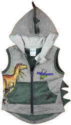 Asti Kapucnis kisfiú mellény dinós mintával - kiskincsek