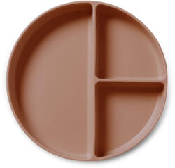 Nuuroo Osztott szilikon tányér- Csokoládé (NU454C)