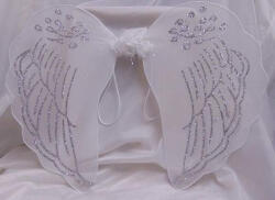 ASTI Agyalszárny fehér, glitteres (PP18323)