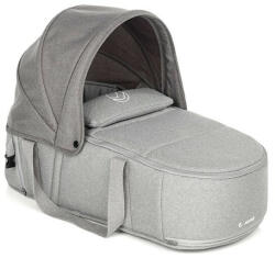 Jane Landou portabil, Jane, Montare in carucior, cu manere, cu salteluta 95% materiale reciclate cu protectie UPF50, 67x29.5x43 cm, 0-9 Kg, Dim Grey (8420421085912)