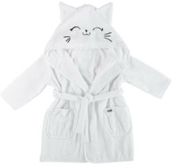 Bubaba Halat de baie, Bubaba, cu urechi Kitty, Marime 86 92 98, White (84379)