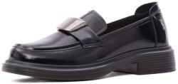 PASS Collection Pantofi dama eleganti din piele naturala lacuita, PASS Collection M5M580012A 01-L, negru