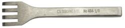 C.S. Osborne & Co. Dalta perforare 4 dinti cusaturi piele C. S. Osborne 484 (Dimensiune: 1, 5mm) (484-3/32) Dalta