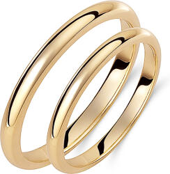 Aris Dentopoulos Jewellery Inele De Nuntă Clasice Placate Cu Aur Argint 925 3mm (3χιλ)