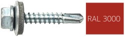  Hatlapfejű önfúró lemezcsavar 5, 5x25mm festett RAL3000 DIN7504K