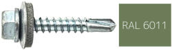 Koelner - Rawlplug Hatlapfejű önfúró lemezcsavar 4, 8x19mm festett RAL6011 DIN7504K - bakonykotoelem - 14 Ft