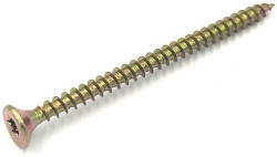  Süllyesztett fejű faforgácslap csavar 4, 0x60mm TORX-20 tövigmenetes