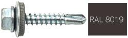  Hatlapfejű önfúró lemezcsavar 4, 8x19mm festett RAL8019 DIN7504K