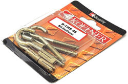 Koelner - Rawlplug Rézdübel M10 + S kampó M5 bliszter 4db