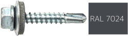 Koelner - Rawlplug Hatlapfejű önfúró lemezcsavar 4, 8x19mm festett RAL7024 DIN7504K