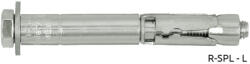  Nagyteljesítményű mechanikus dübel hatlapfejű csavarral R-SPL 10x105mm horganyzott CE-ETA