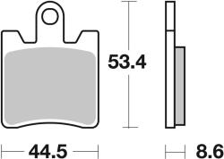 BREMBO Set placute frana BREMBO 07037XS (07037XS)