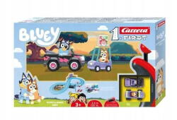 Carrera Jucarie creativa Carrera Set Pista Masinute Carrera 1First Bluey KidsRace, 2.4m, Usor de asamblat, Recomandat 3 ani+ (20063054)