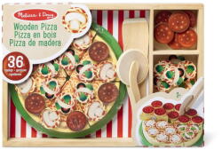 Spin Master Jucarie creativa Spinmaster Set de joaca din lemn Melissa & Doug - Petrecere cu pizza (6074863)