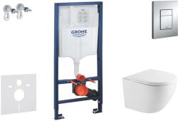 GROHE Rapid SL - Előfali szerelő készlet, WC Oudee és softclose ülőke, Skate Cosmopolitan vezérlőgomb, króm SANI11BA1107 (SANI11BA1107)